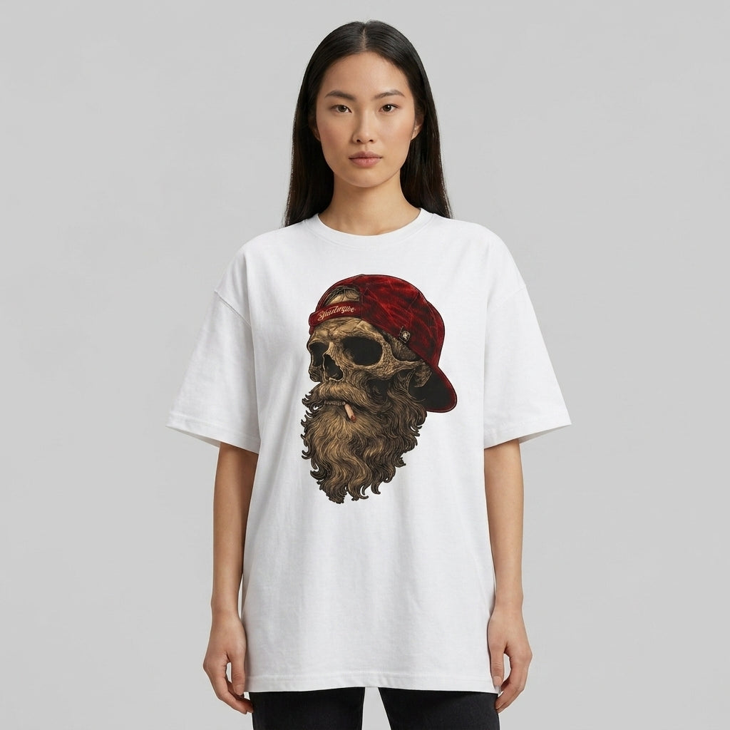 Skull Oversize Tişört