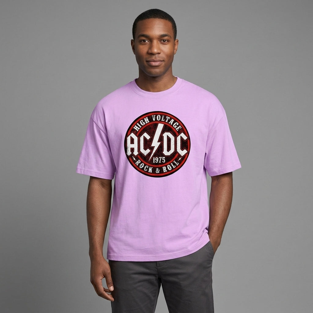 AC DC Oversize Tişört