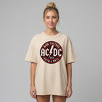 AC DC Oversize Tişört