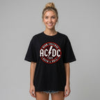 AC DC Oversize Tişört