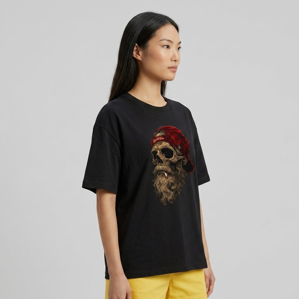 Skull Oversize Tişört