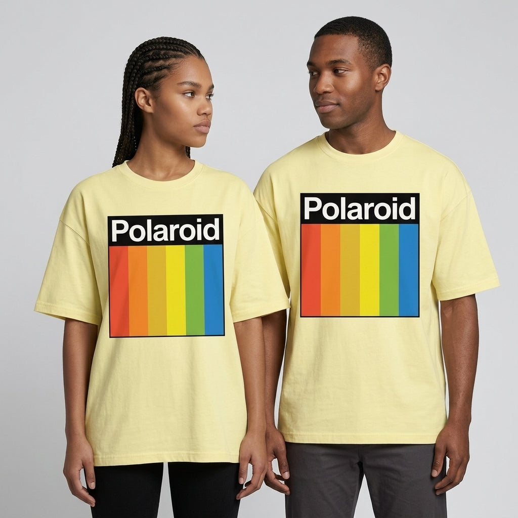 Polaroid Oversize Tişört