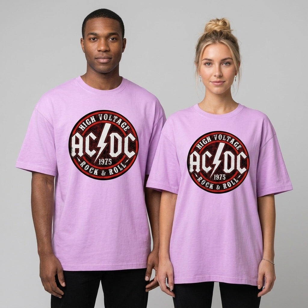 AC DC Oversize Tişört