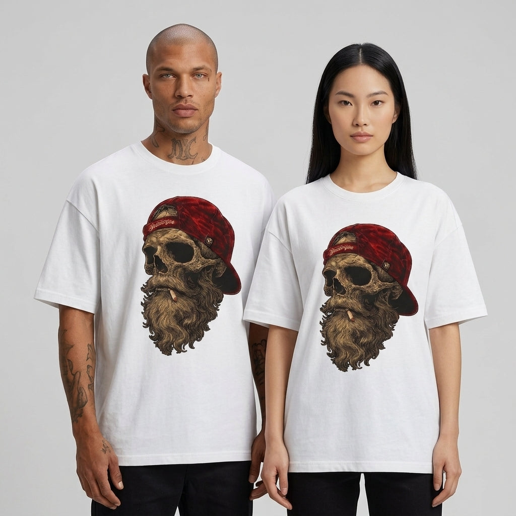 Skull Oversize Tişört