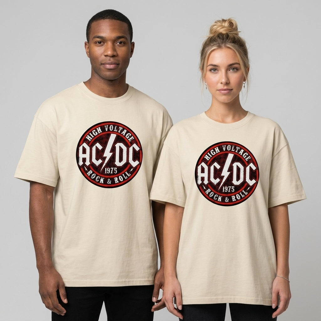 AC DC Oversize Tişört