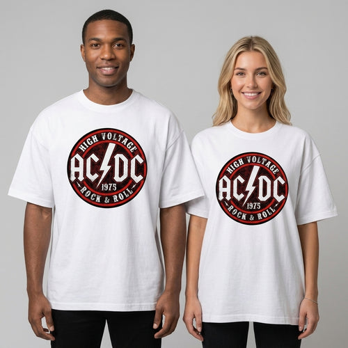 AC DC Oversize Tişört