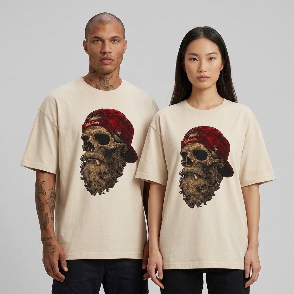 Skull Oversize Tişört