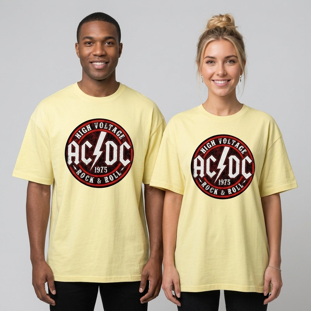 AC DC Oversize Tişört