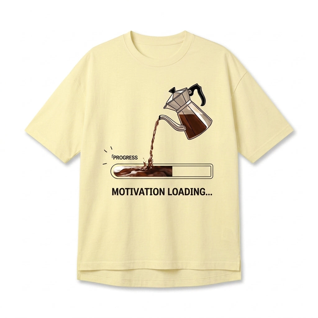Motivation Loading Oversize Tişört
