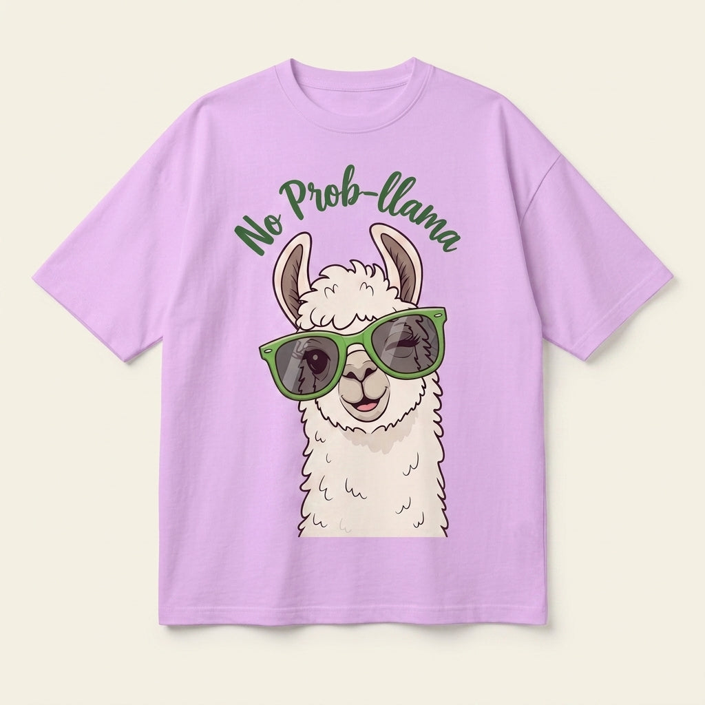 No Probllama Oversize Tişört
