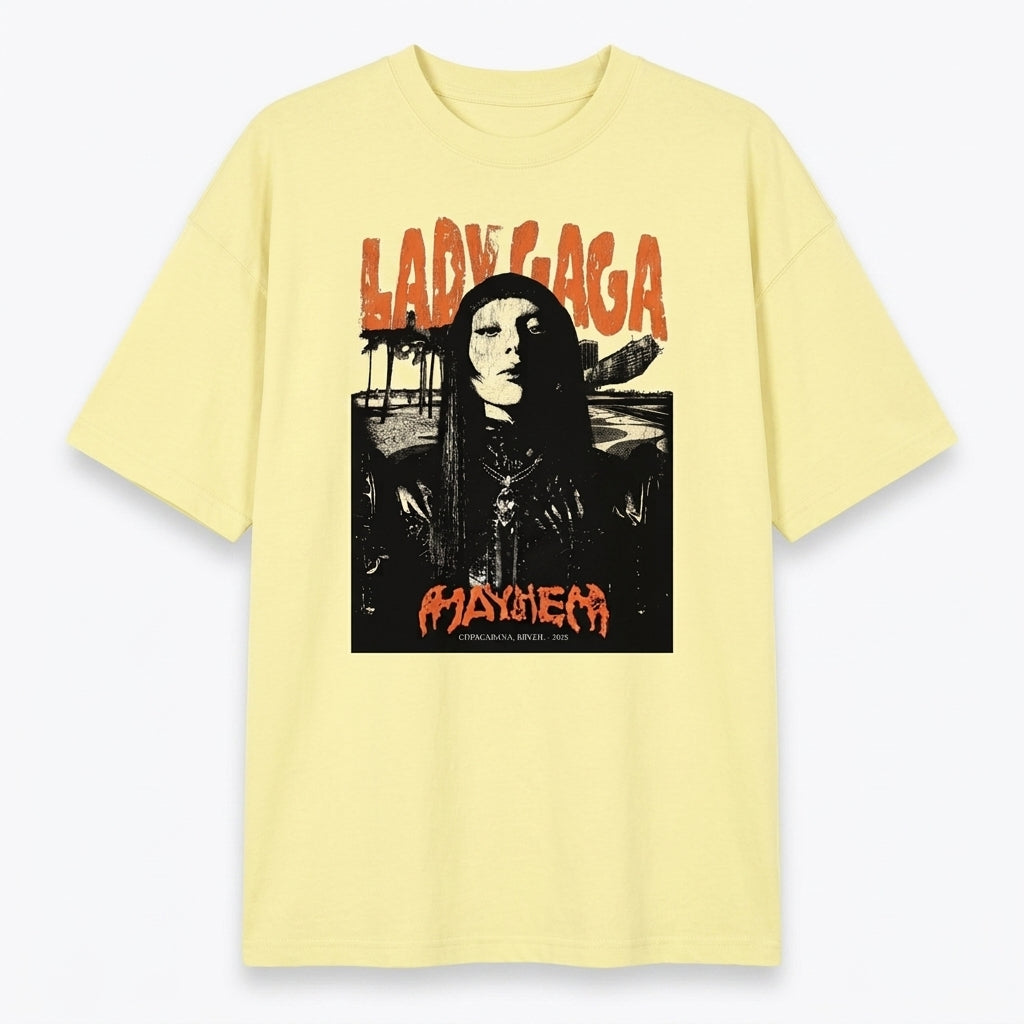 Lady Gaga Oversize Tişört