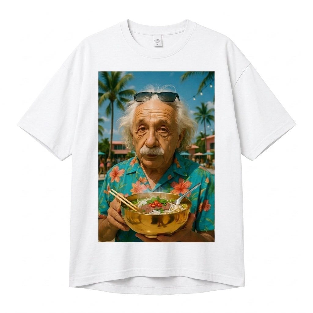 Einstein Oversize Tişört