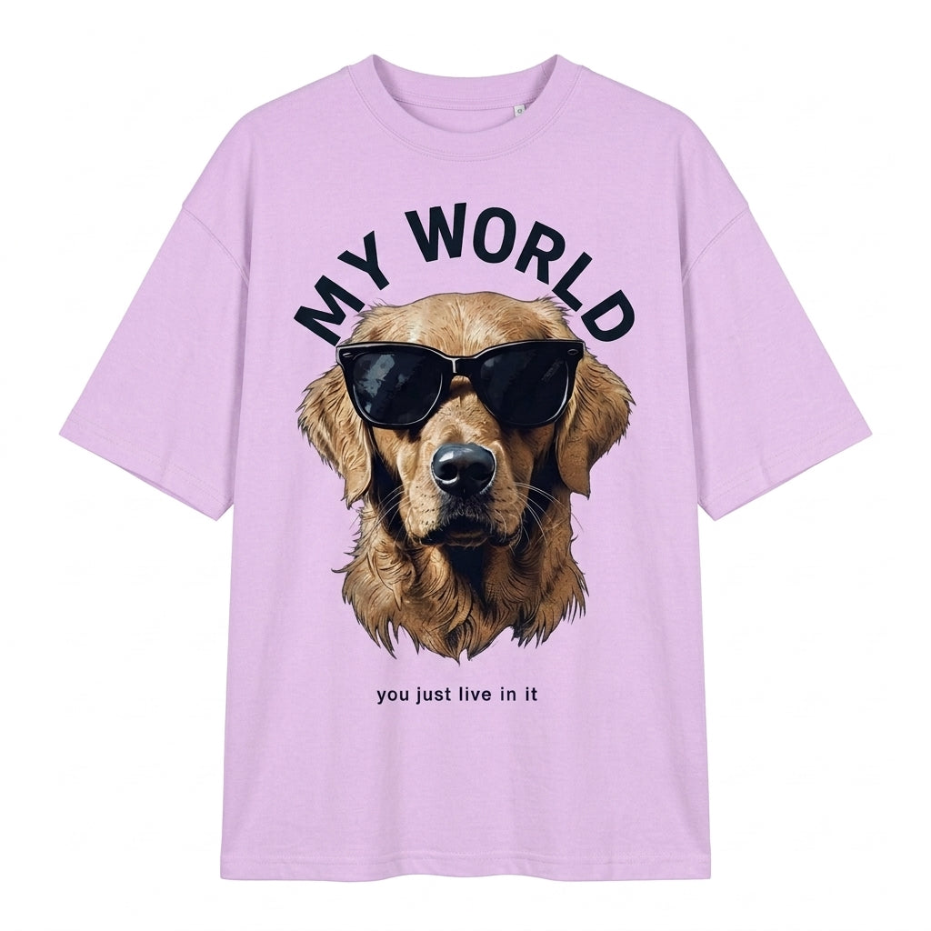 Dog World Oversize Tişört