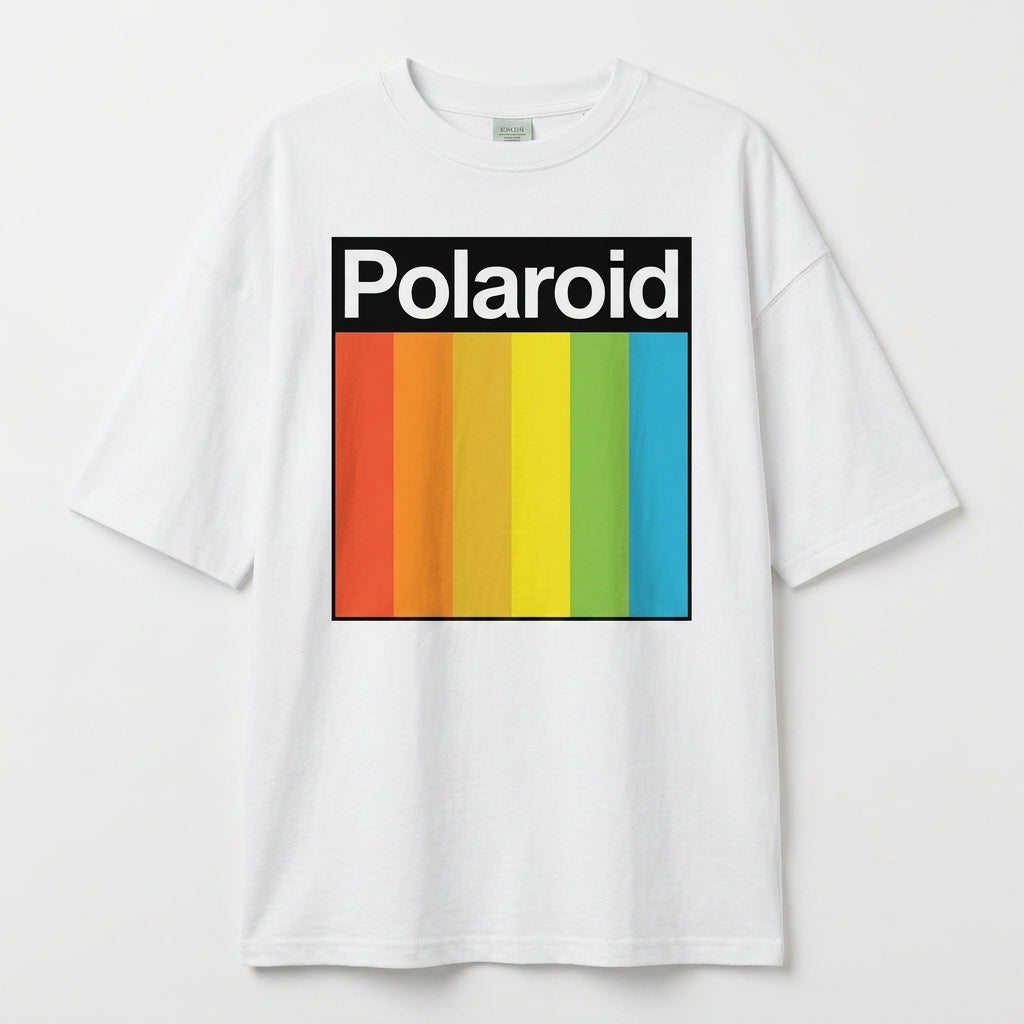 Polaroid Oversize Tişört