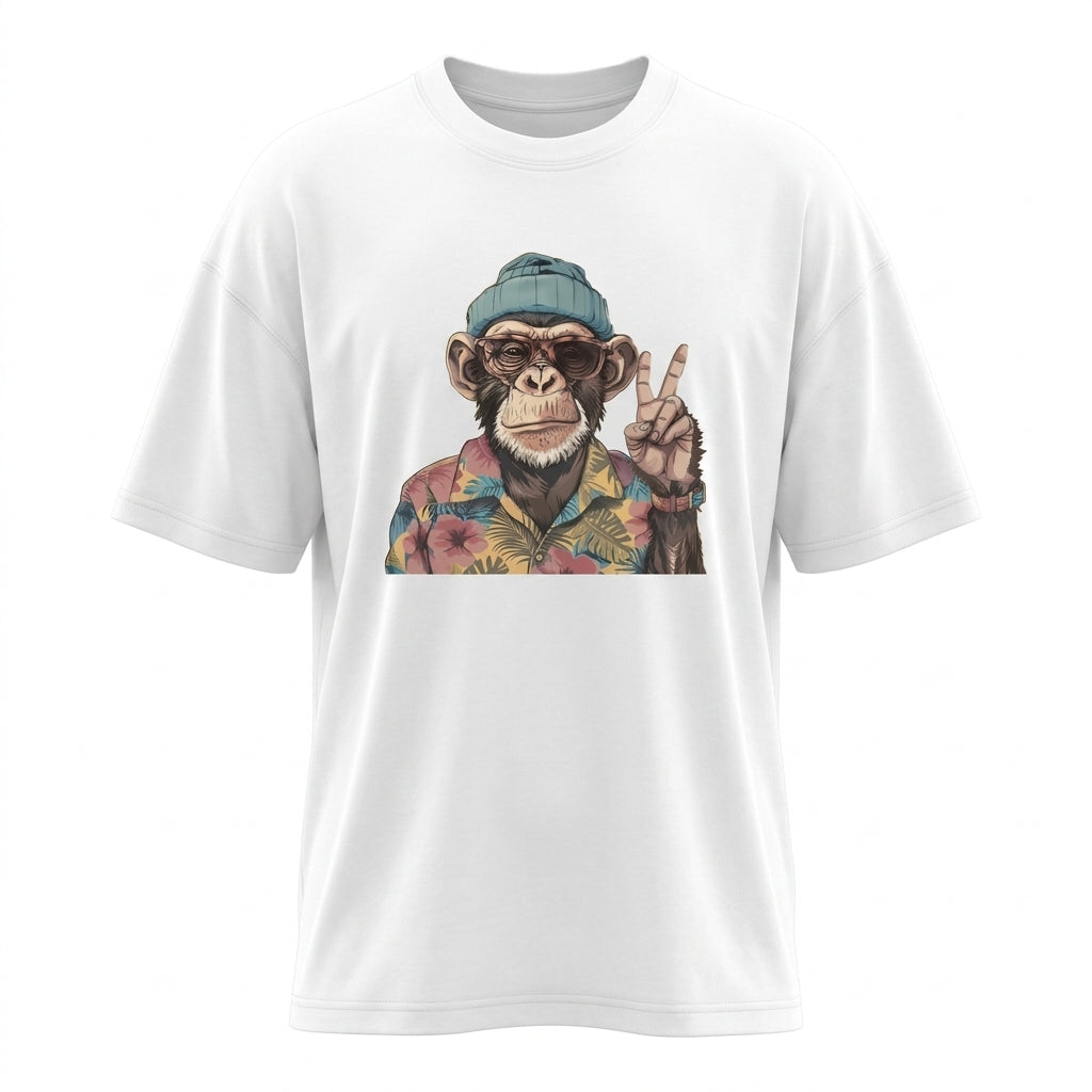 Free Monkey Oversize Tişört