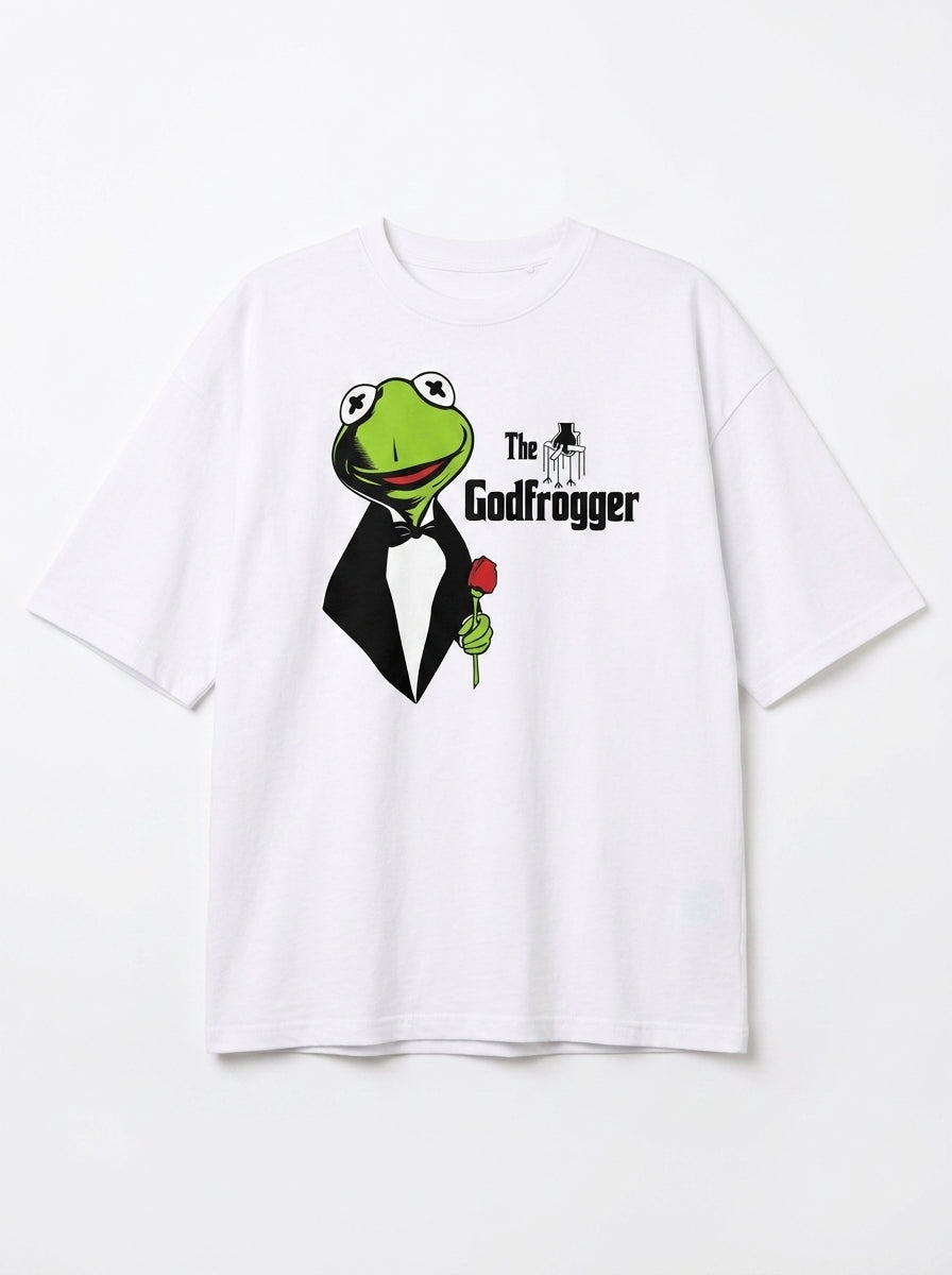 The Godfrogger Oversize Tişört