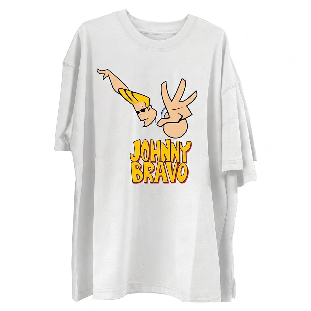 Johnny Bravo Oversize Tişört