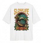 Slow Life Oversize Tişört