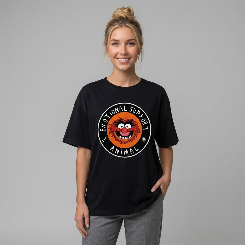 Emotional Support Oversize Tişört