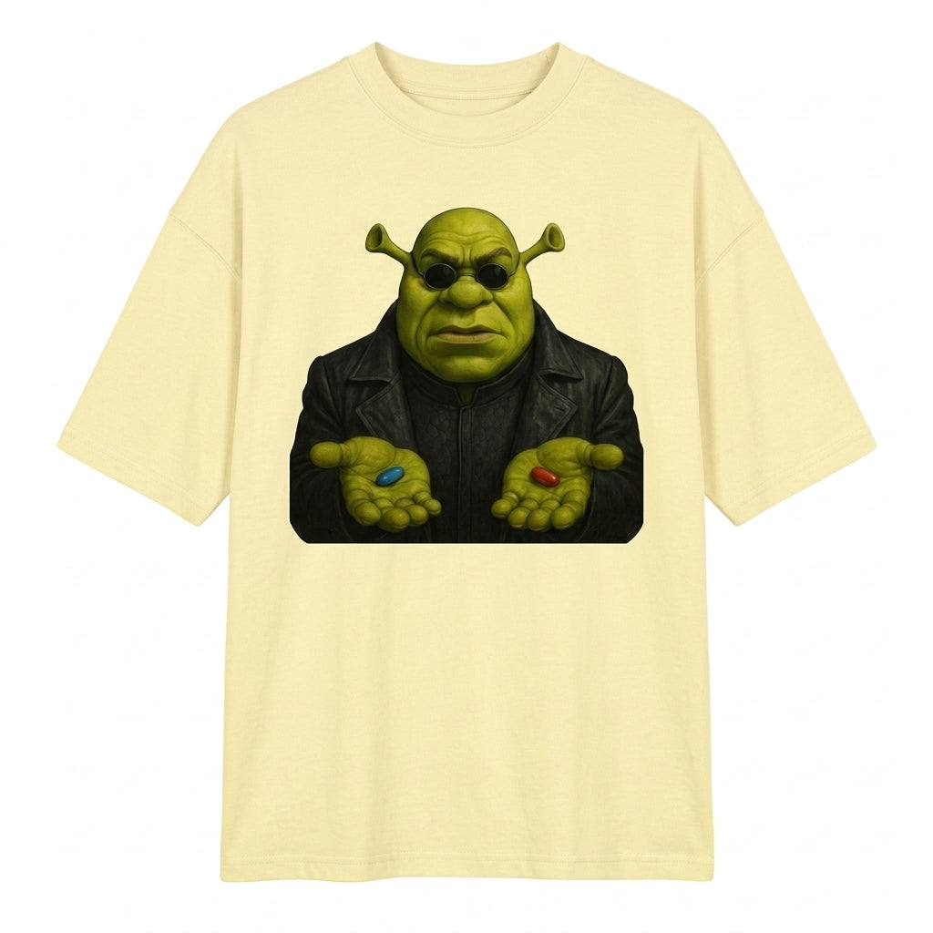Shrek Matrix Oversize Tişört