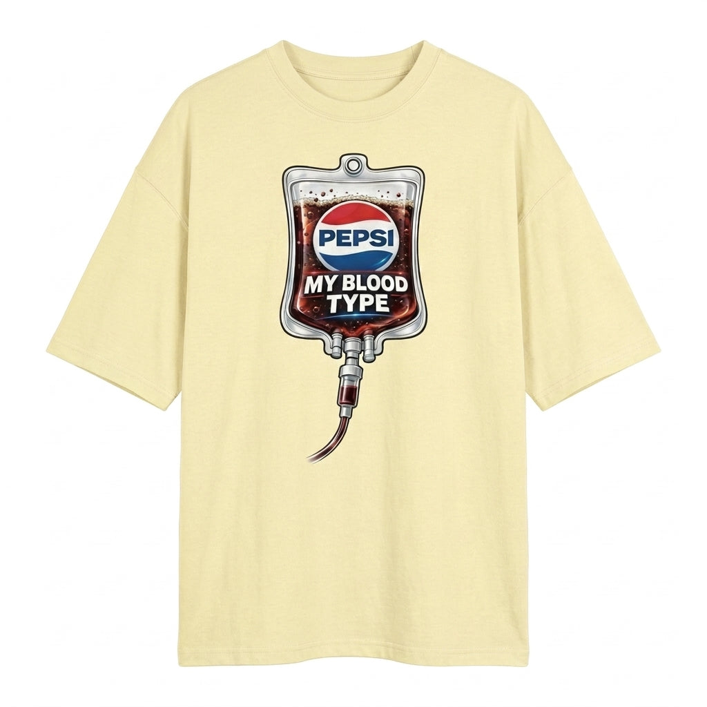 Pepsi Blood Oversize Tişört