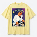 Camel Oversize Tişört