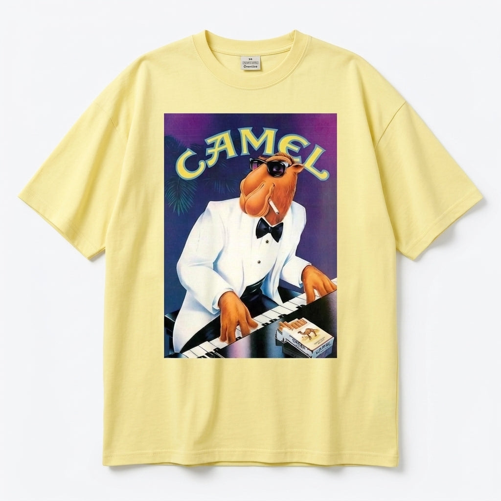 Camel Oversize Tişört