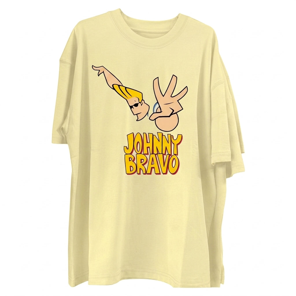 Johnny Bravo Oversize Tişört