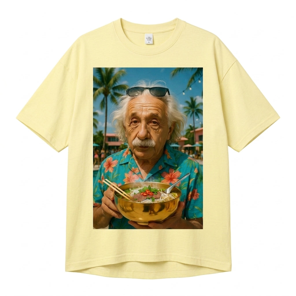 Einstein Oversize Tişört