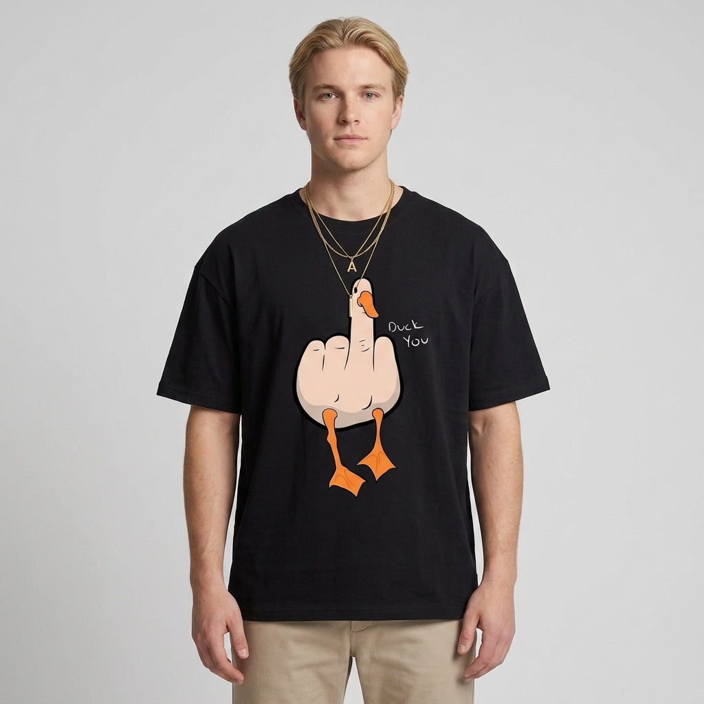 Duck You Oversize Tişört