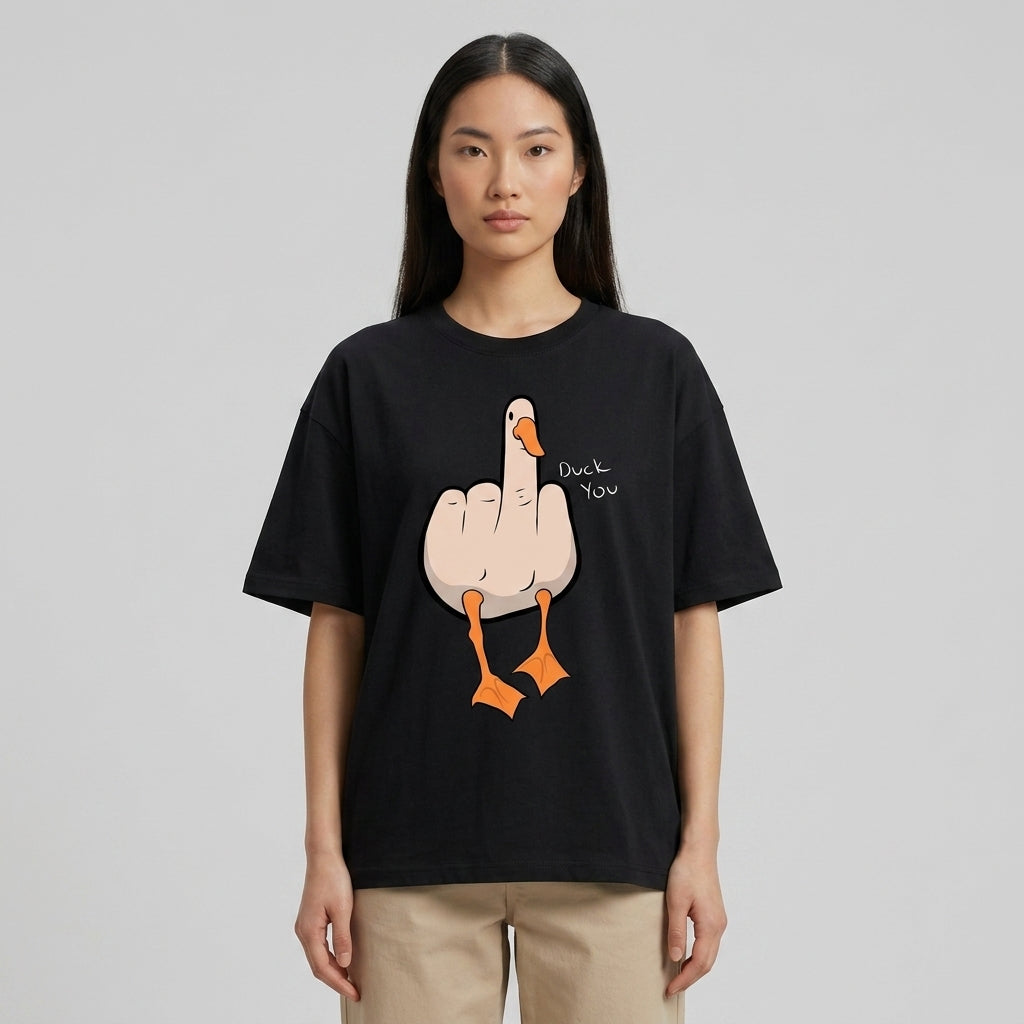 Duck You Oversize Tişört