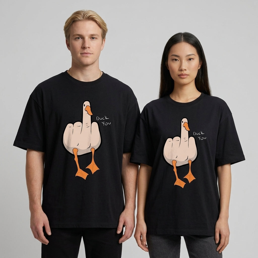Duck You Oversize Tişört