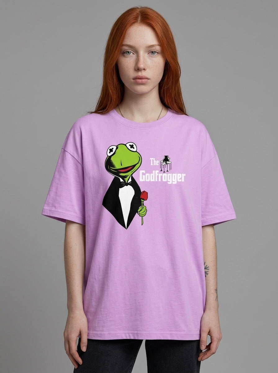 The Godfrogger Oversize Tişört