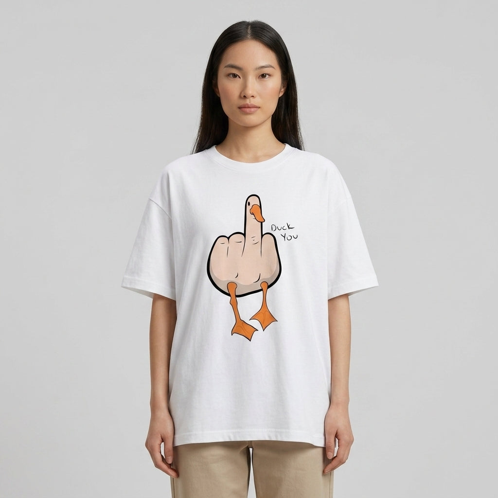 Duck You Oversize Tişört