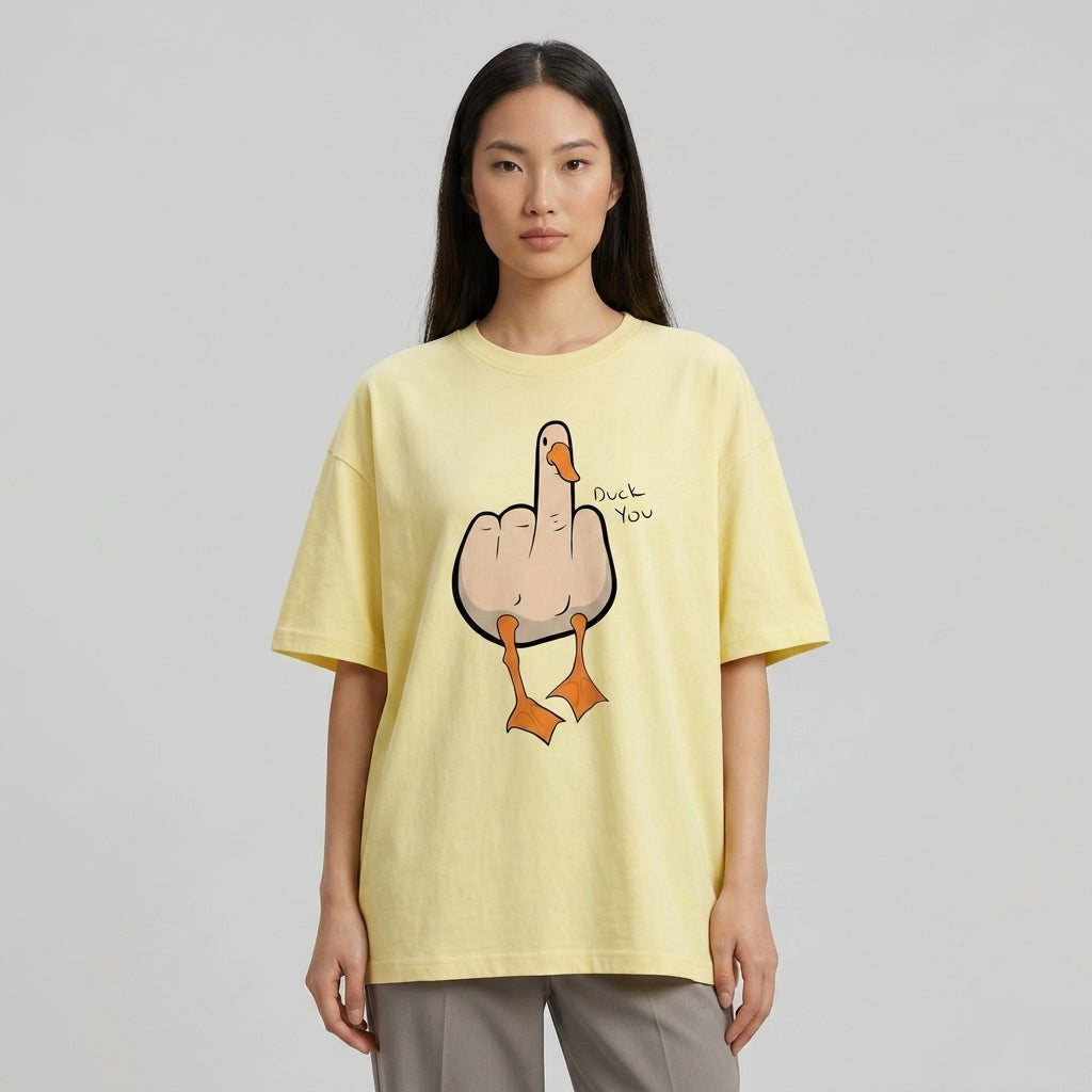 Duck You Oversize Tişört